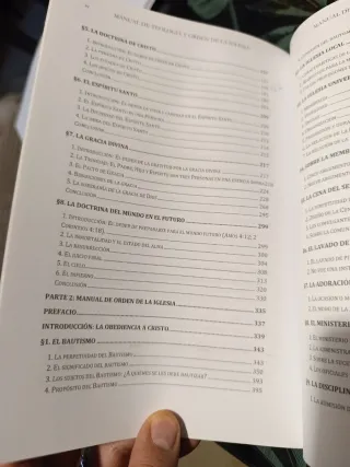 Manual de Teología y orden de la Iglesia,