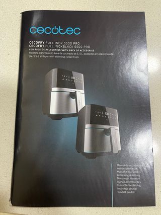 Cecotec Freidora Aire 5.5L sin Aceite