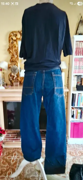 Pantalón Vaquero Ancho Boston Crew Talla 48