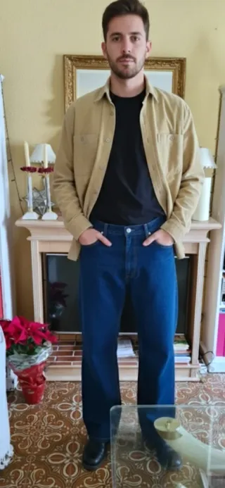 Pantalón Vaquero Ancho Boston Crew Talla 48