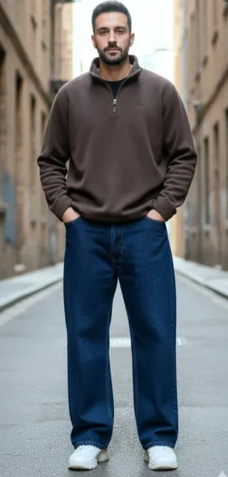 Pantalón Vaquero Ancho Boston Crew Talla 48