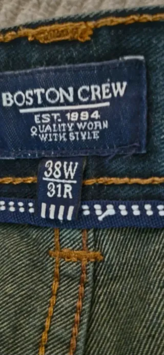 Pantalón Vaquero Ancho Boston Crew Talla 48