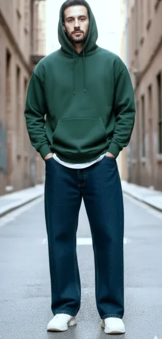 Pantalón Vaquero Ancho Boston Crew Talla 48