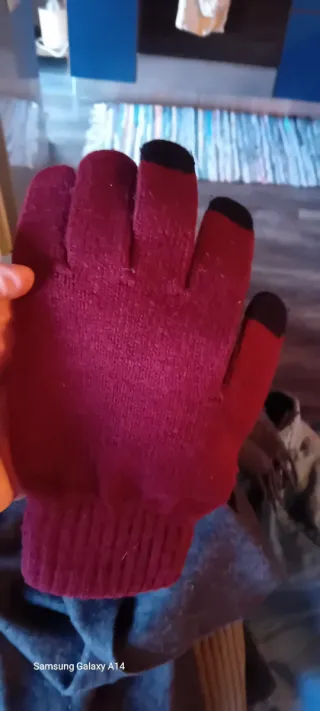 Guanti unisex Scout rossi