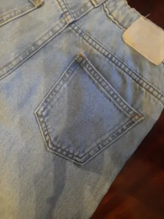 Pantalón vaquero niña azul claro