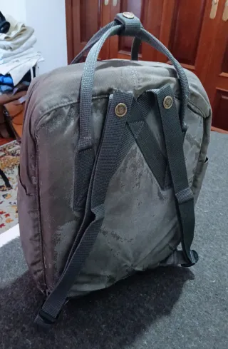 Mochila Fjällräven Kånken Gris/Verde