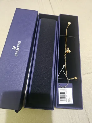 Pulsera Swarovski Abeja Dorada 18k