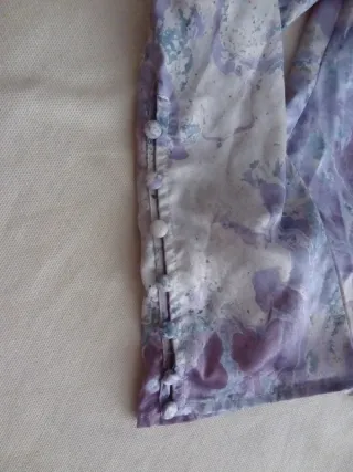 Nueva con etiqueta Zara blusa Satinada Tie Dye XS