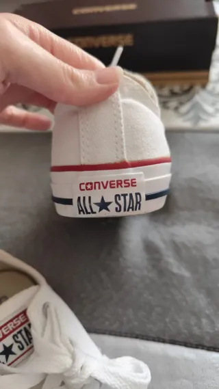 Converse Chuck Taylor All Star Ox Blancas