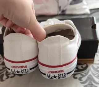 Converse Chuck Taylor All Star Ox Blancas