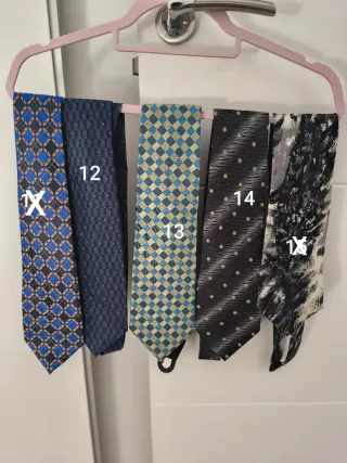 Corbatas hombre.