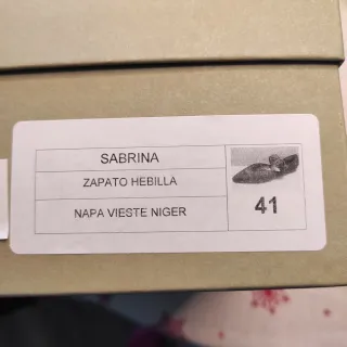 Zapatos Ganzitos Marrón Talla 41