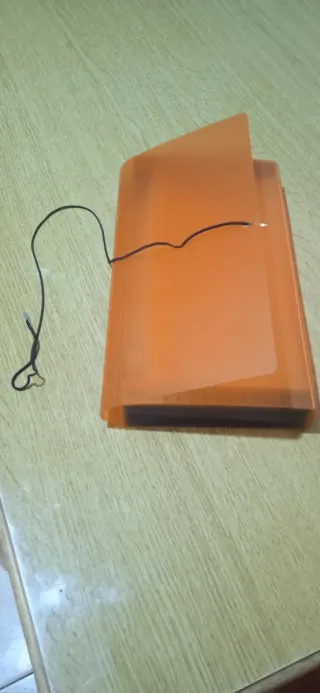 Portadocumenti espandibile arancione