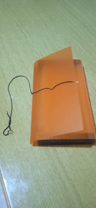 Portadocumenti espandibile arancione