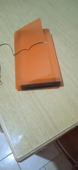 Portadocumenti espandibile arancione