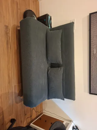 Sofá Cama Gris Tela