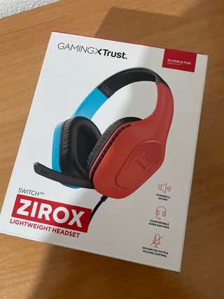 GX Trust Zirox Cascos Gaming Ligeros Switch