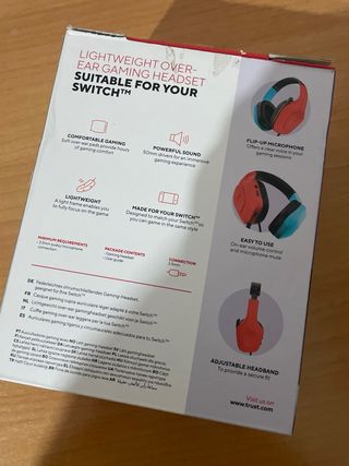 GX Trust Zirox Cascos Gaming Ligeros Switch
