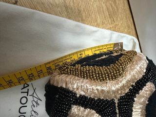 Bolso de fiesta Latouche Clutch negro y dorado