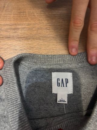 Jersey GAP Gris Hombre