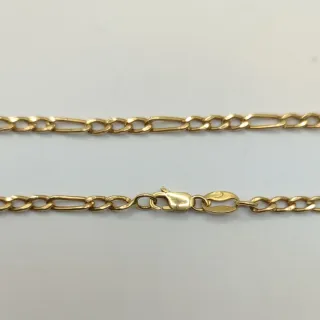 00571 Cadena Fígaro de oro 18k. 64 cm.