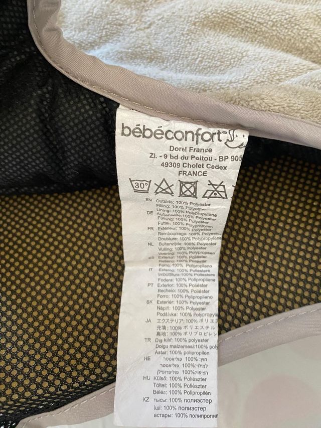 Copertura ovetto, proteggi schienale e giostrina