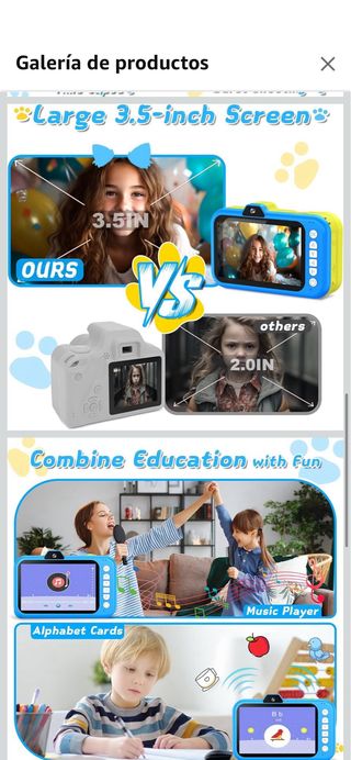 Cámara Digital Infantil HD