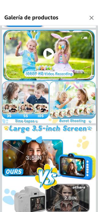 Cámara Digital Infantil HD