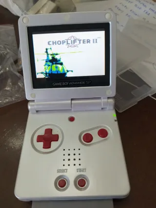 Nintendo Game Boy Advance SP Plata modelo AGS 101