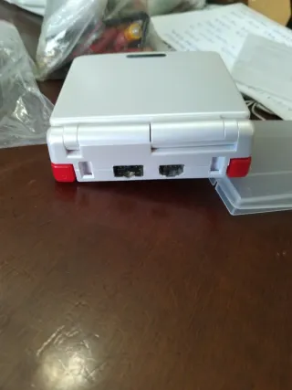 Nintendo Game Boy Advance SP Plata modelo AGS 101