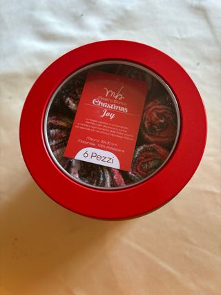 Scatola Natale Mastro Bianco 6 Pezzi