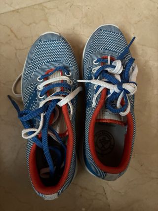Zapatillas deportivas Munich azules y blancas