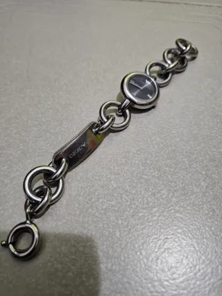 Reloj Emporio Armani Plata y Negro