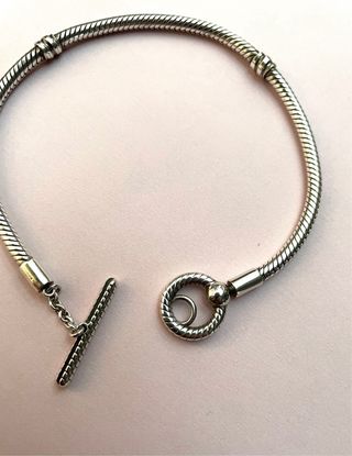PULSERA PANDORA! BRAZALETE PLATA MOMENTS CHARMS!