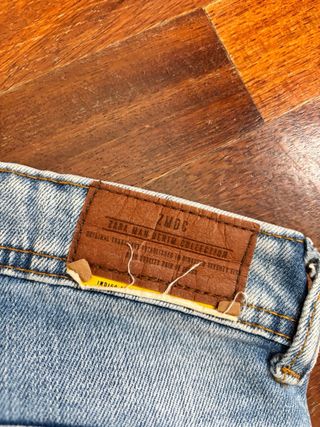 Zara Men’s Slim Fit Ripped Jeans with White Stripe