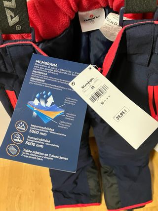 Peto de esquí y nieve niña ( Talla 10 años )