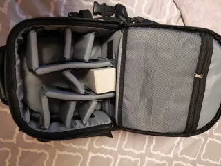 Mochila para cámara de fotos negra