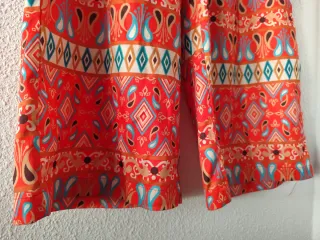 Pantalones anchos estampados talla 36