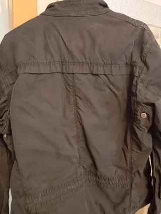 Cazadora Massimo Dutti Negra Hombre