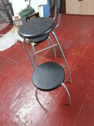 Juego de 3 taburetes (1 grande, 2 pequeños)