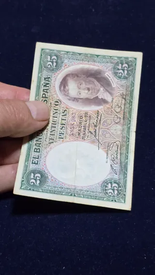 Billete 25 Pesetas Banco de España 1931