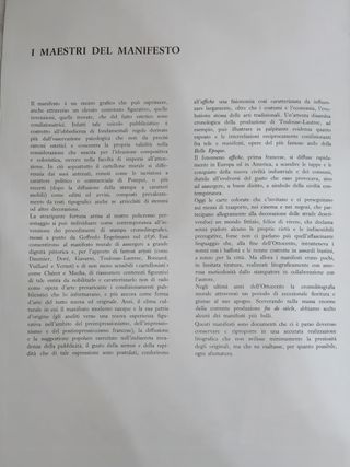 I Maestri del Manifesto - 2 Tavole Vintage