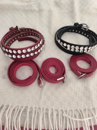 Cinturones mujer con pedrería