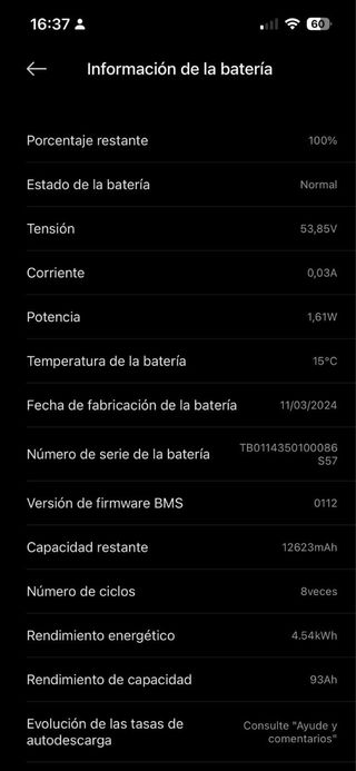 Patinete Xiaomi 4 Ultra Seminuevo con solo 200 kms