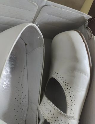 Zapatos comunión niña talla 38 blancos