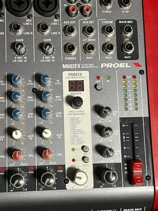 Mixer Proel M602FX