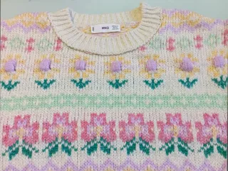 Jersey Jacquard Mango XS