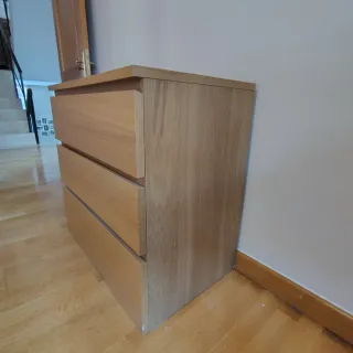 Cómoda Malm Ikea 3 cajones