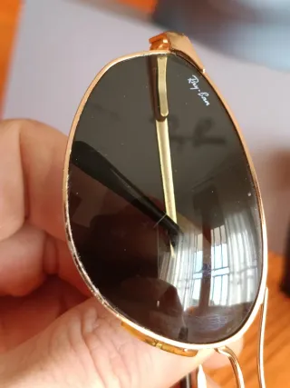 Gafas de sol Ray-Ban RB3131 doradas