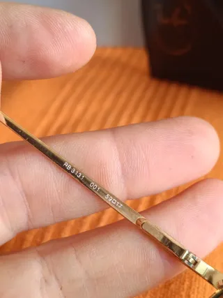 Gafas de sol Ray-Ban RB3131 doradas